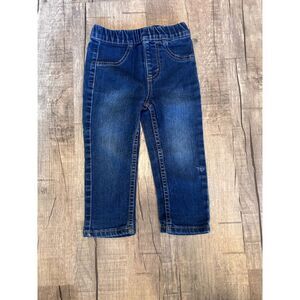 Levi’s Girls Jeans Size 24 Months Dark Wash Stretch Denim